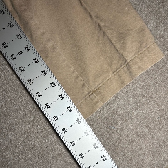 Polo Ralph Lauren Polo Chino Pants Khaki 34x34 100% Cotton - Picture 9 of 16